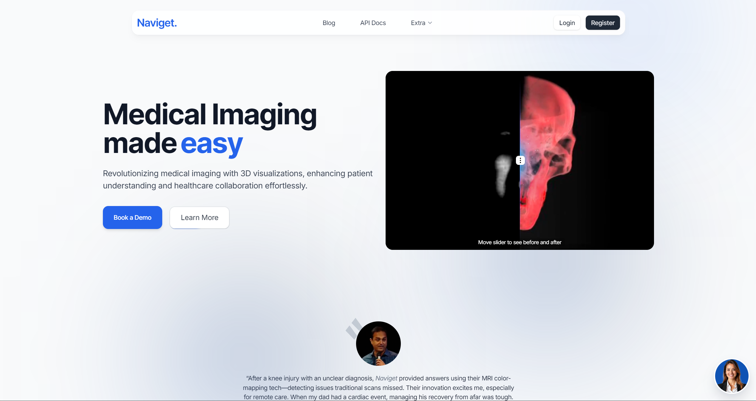 Naviget Landing Page